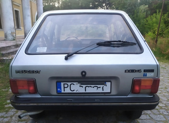 Peugeot 104 cena 17900 przebieg: 163412, rok produkcji 1981 z Chodzież małe 154